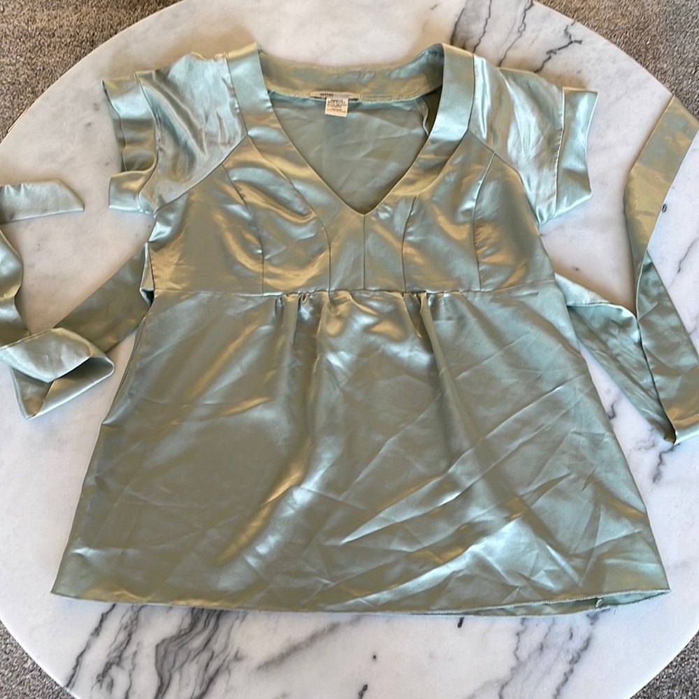 Mint Green Hot Kiss Baby Doll Top - Medium